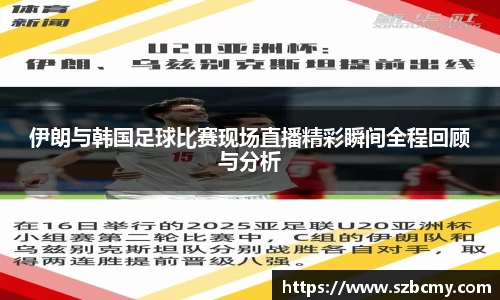 伊朗与韩国足球比赛现场直播精彩瞬间全程回顾与分析